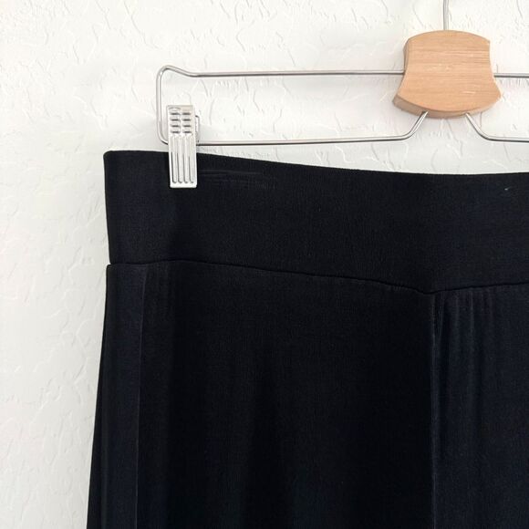 Chico's Wide Leg Crop Palazzo Pants in Black Size L/12 - Picture 4 of 5